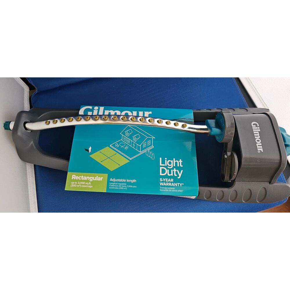 Gilmour Model 8830 - Light Duty, Adjustable Length Lawn Sprinkler - New